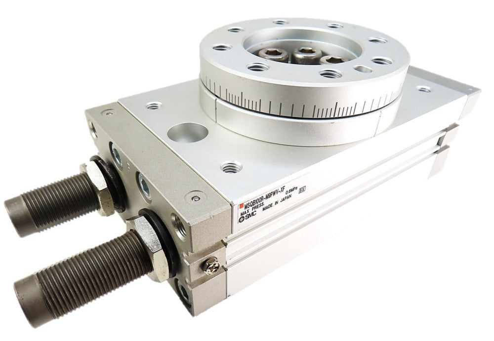 SMC MSQB100R-M9PWV-XF MSQ Rotary Actuator w/ Table MSQB100RM9PWVXF NEW NO BOX