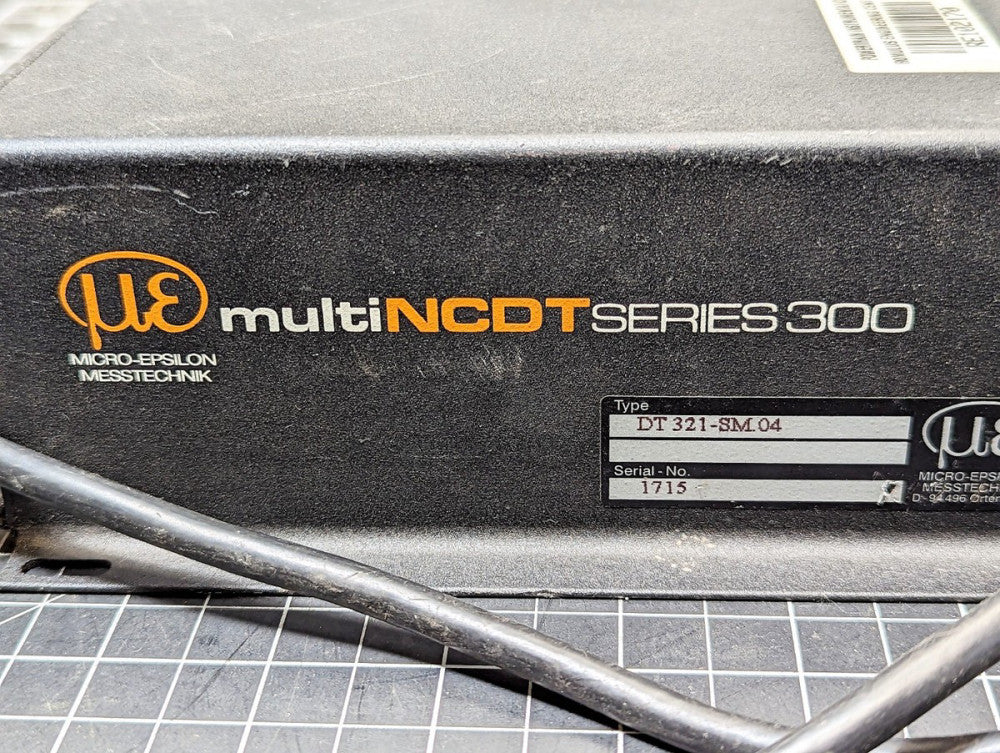 MICRO EPSILON DT 321-SM 04 MULTI NCDT CONTROLER USED [B3D2]