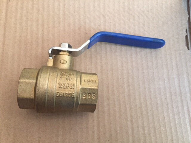  OVC BRASS BALL VALVE 250PSI 600CWP 3/8IN NPT 200BRFT (NEW)