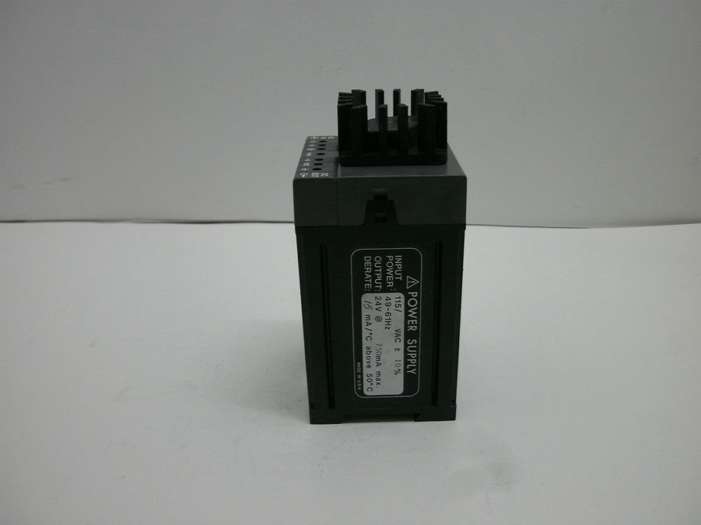OMEGA ENGINEERING DRN-PS-750 POWER SUPPLY 115VAC WATTS 10W 49-61Hz 24V AT 750mA