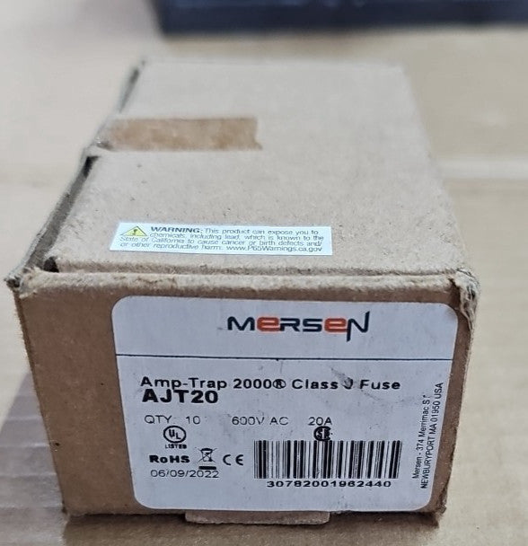 LOT OF 6 Mersen Ferraz Shawmut AJT20 Fuse