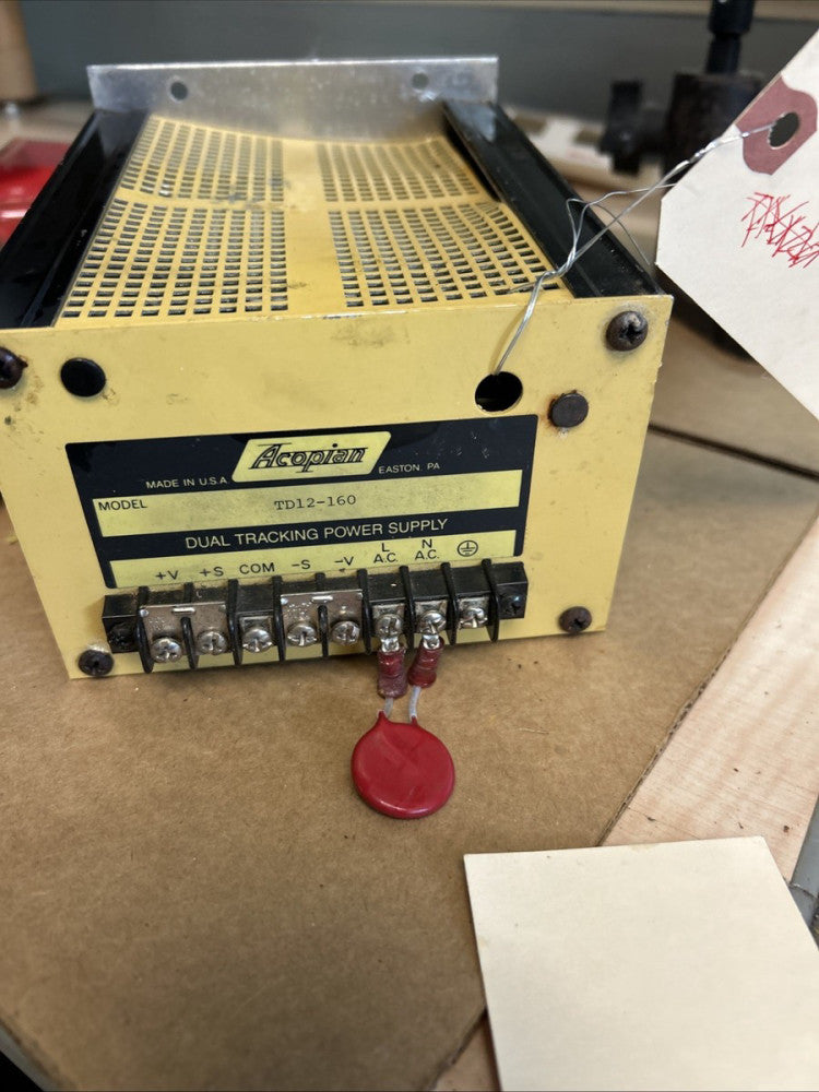 USED Acopian Power Supply Model TD12-160 SHIPS FREE!