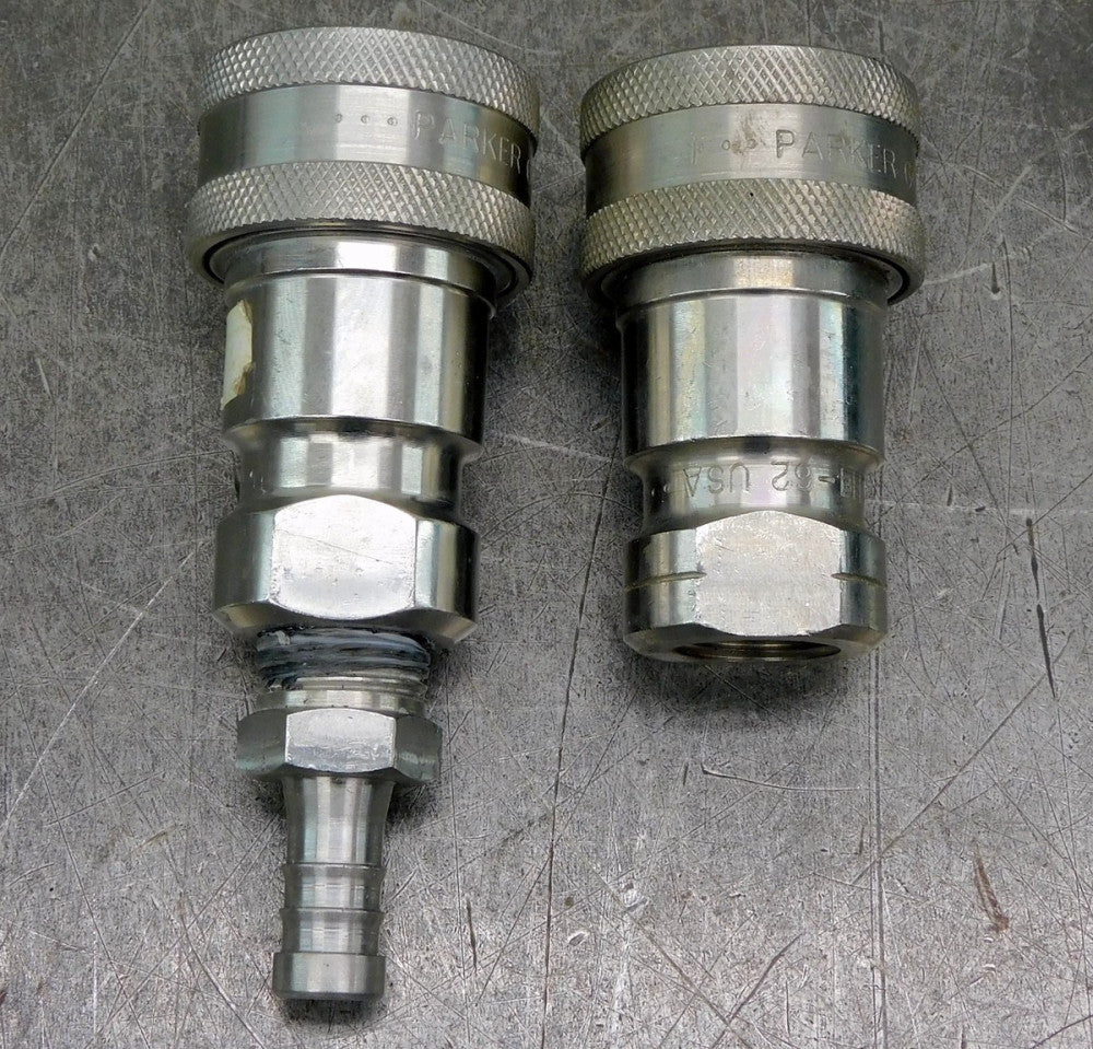 Parker SSH4-62 Quick Connector Coupling 1/2" NPT Lot of Two (2) Female