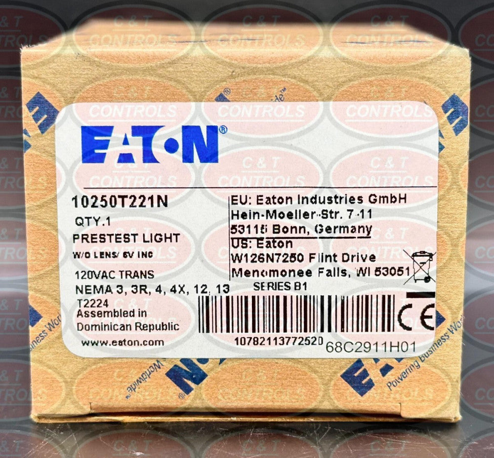 Eaton 10250T221N Pretest Light New In Box USA Stock