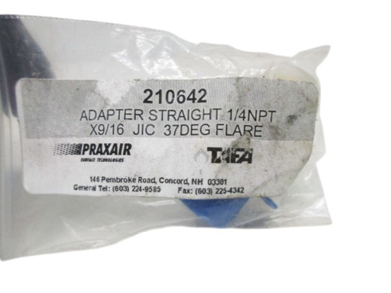 PRAXAIR 210642 STRAIGHT ADAPTER  NSNP IN BAG