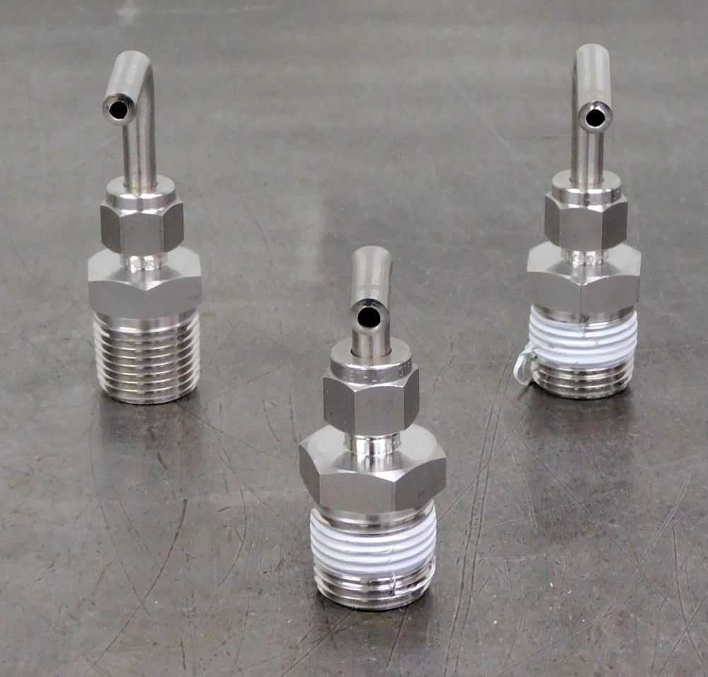 Ham-Let 768LSS1/4X1/2 Male Fitting Connector SS316 1/4 & 1/2 in NPT Lot of Three