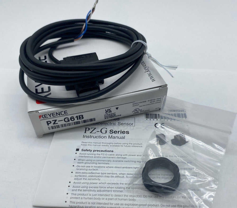 Keyence PZ-G61B Retro-Reflective Photoelectric Sensor 