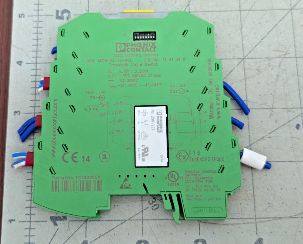 PHOENIX CONTACT MCR Limit Value Switch Mini MCR-SL-UI-REL 2864480 [Z3B7]#2