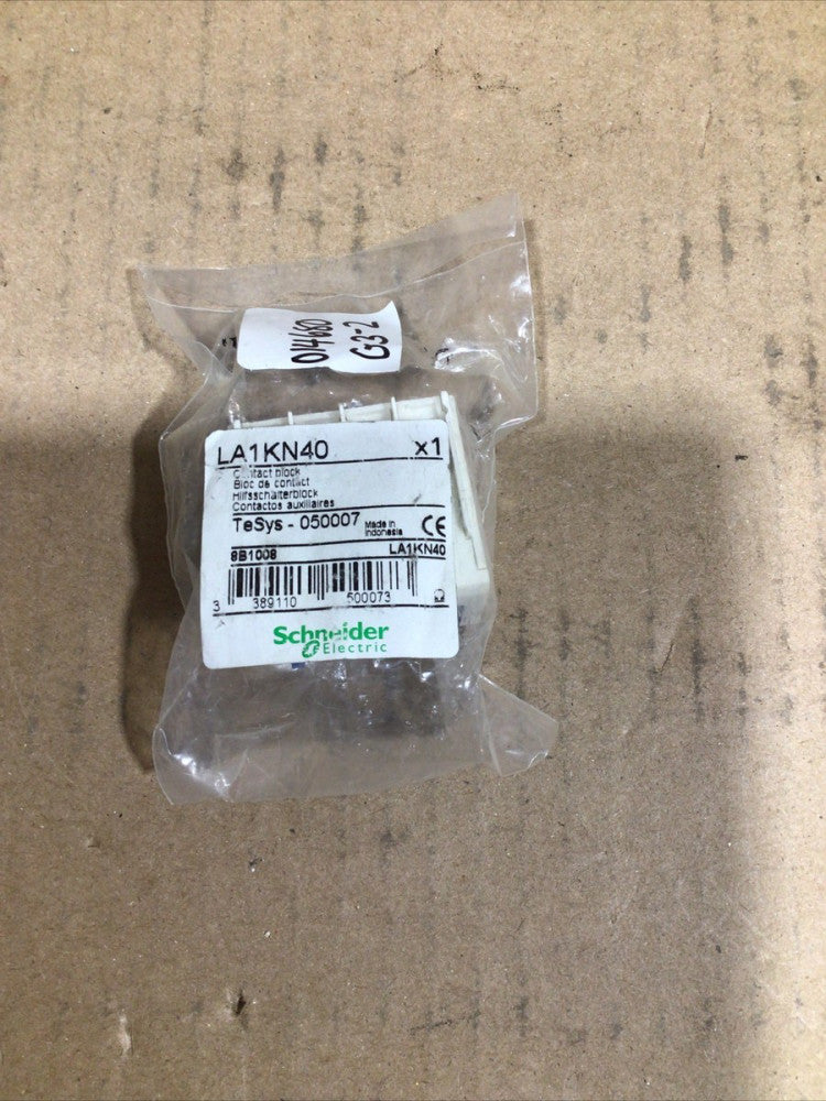 SCHNEIDER ELECTRIC LA1KN40 CONTACT BLOCK LA1 KN 40 NOS