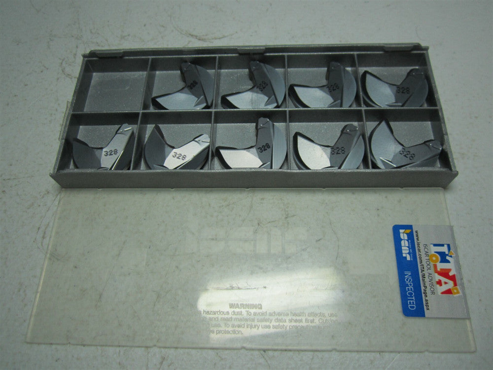 Iscar (5602057) CRF100, IC328 Grade Carbide Profiling Insert - Pack of 9
