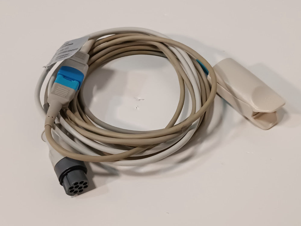 GE Datex-Ohmeda Compatible U403-117, TS-N3 SpO2 Interconnect Cable, Finger Clip
