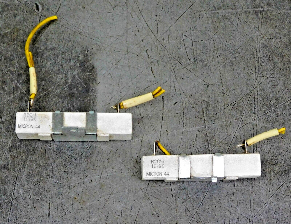 Mitsubishi R20H Resistor 10kΩK Micron 44 Lot of Two (2) Fits Miller Welder