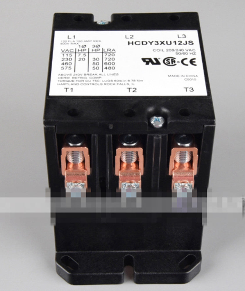 One Brand New HCDY3XU12JS AC Contactor 3-Phase 208/240V 120A
