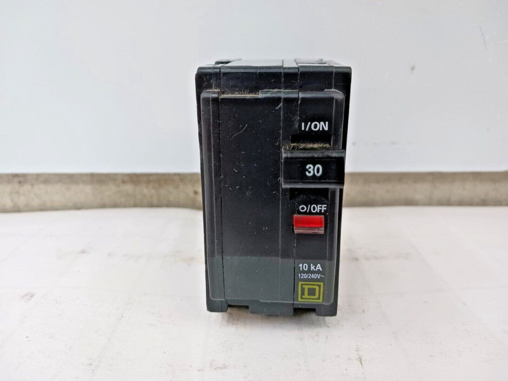 SQUARE D 30 AMP CIRCUIT BREAKER 2 POLE 120/240 VAC QO230