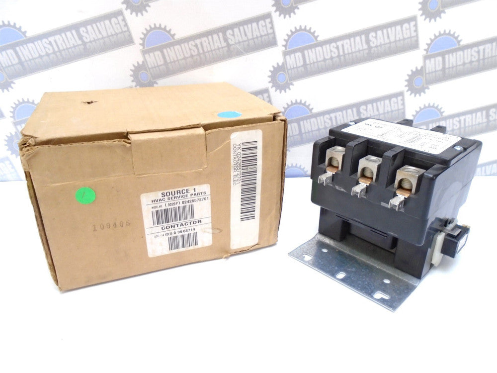 SOURCE 1, YORK 02426572701 - 9020P 3PNO CONTACTOR 208/240V 120-600V 5-40HP 75A