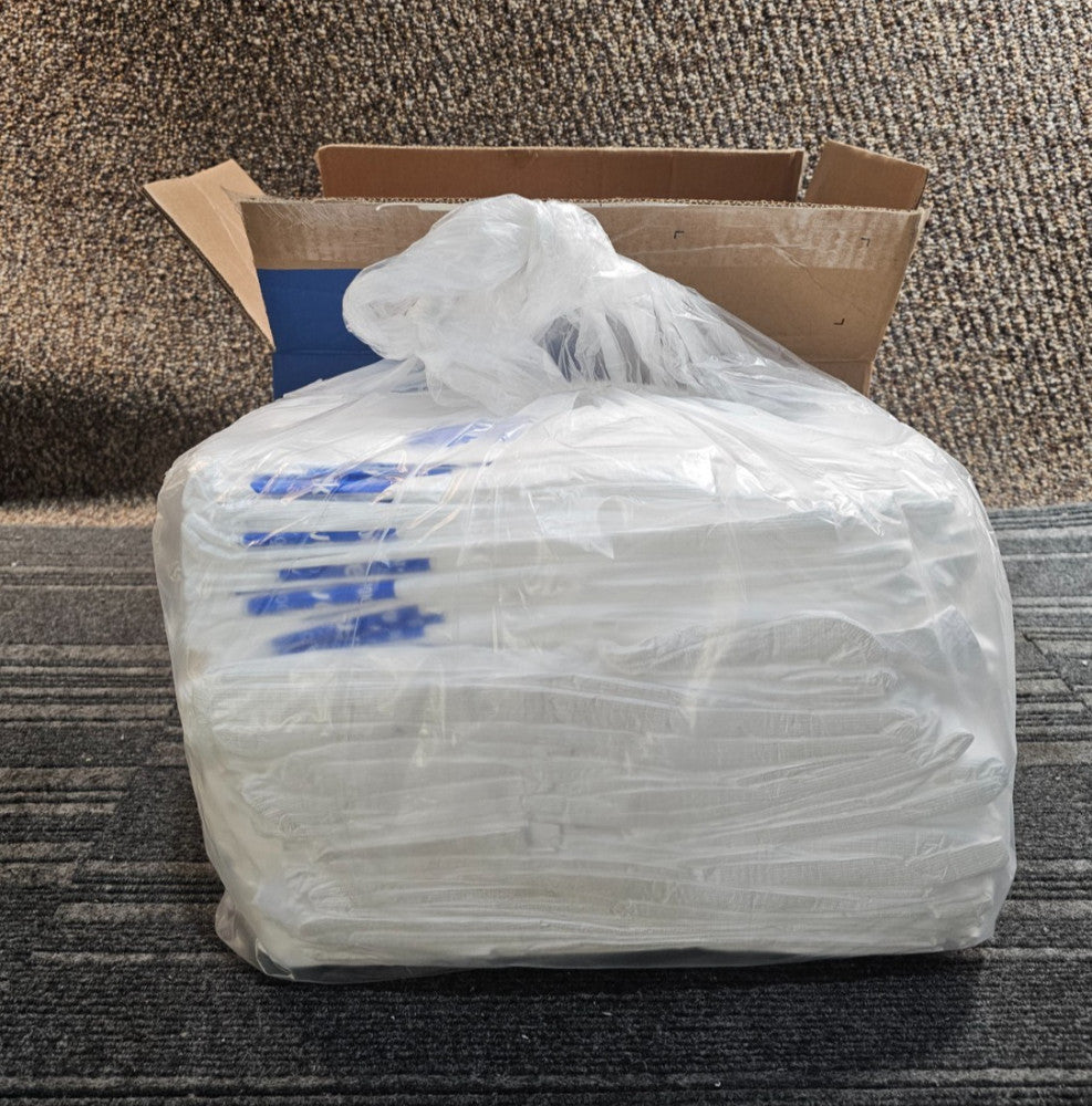 (QTY 50) Dupont TY303SWHMD005000 Disposable Shirt M Tyvek(R) 400 Snap Open Cuff