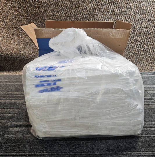 (QTY 50) Dupont TY303SWHMD005000 Disposable Shirt M Tyvek(R) 400 Snap Open Cuff