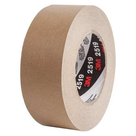 3M 2519Tn Masking Tape, 36 Mm W X 55 M L, 7.1 Mil Thick, Brown, Rubber