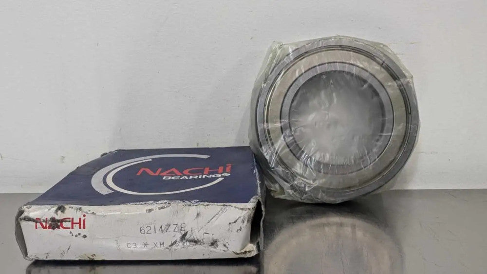 Nachi 6214ZZE Deep Groove Ball Bearing C3 XM 70mm ID 125mm OD 24mm Wide Metal Sh