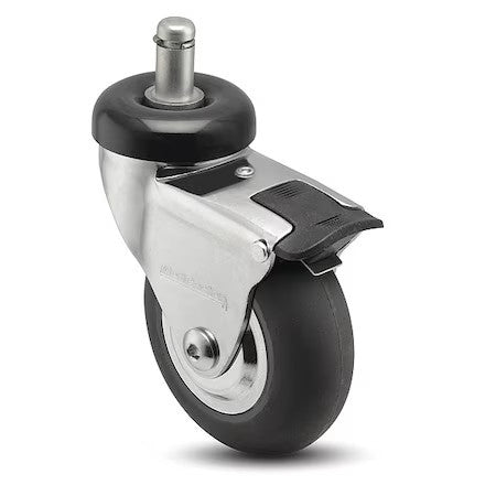 Medcaster Cn03nrp100tlgr01 3" X 1" Non-Marking Neoprene Swivel Caster, Total