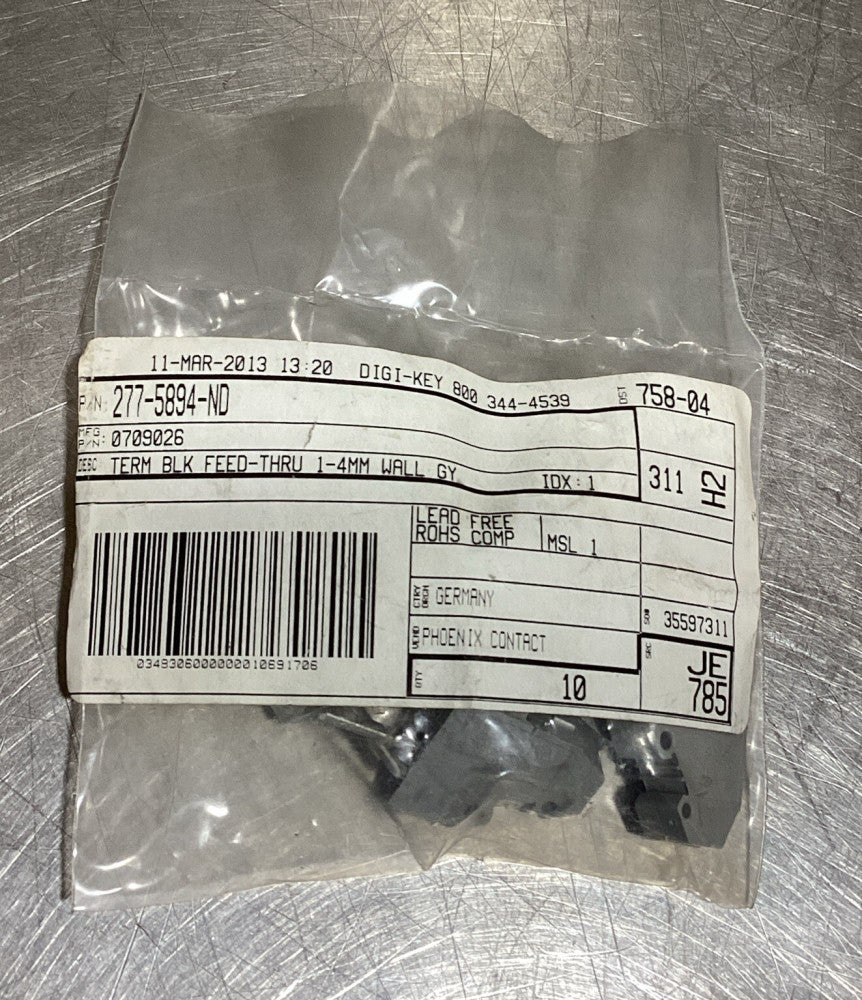 10x Phoenix Contact HDFKV 4 Nos Surplus Sealed