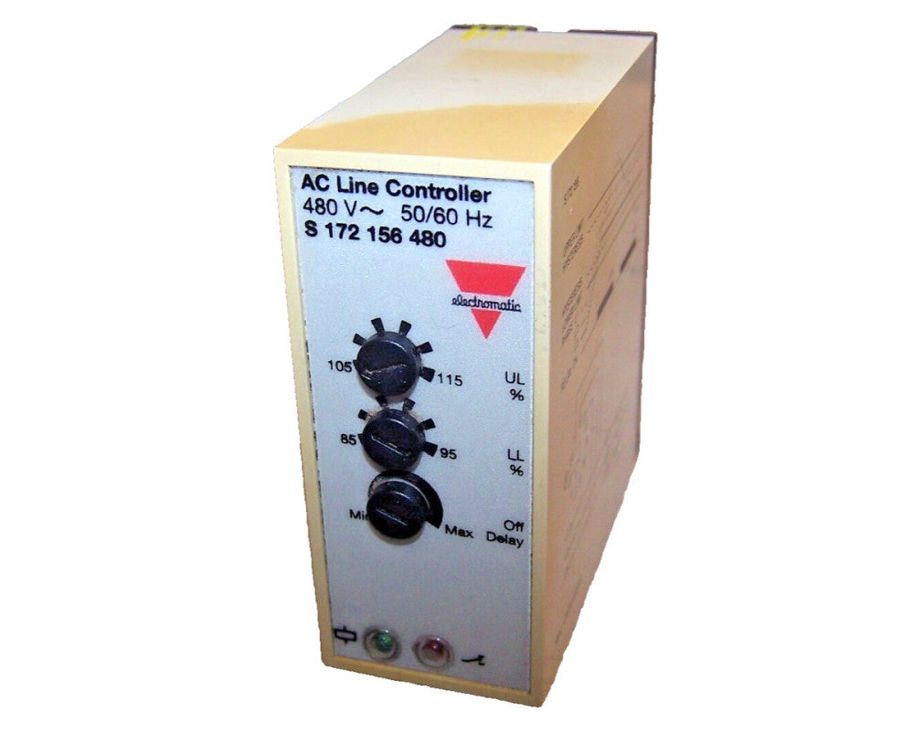 NEW CARLOS GAVAZZI ELECTROMATIC AC LINE CONTROLLER 480 VAC  S 172 156 480