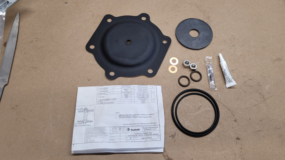 NOS Pentair 1070096 426 FKM Diaphragm Valve Repair Kit