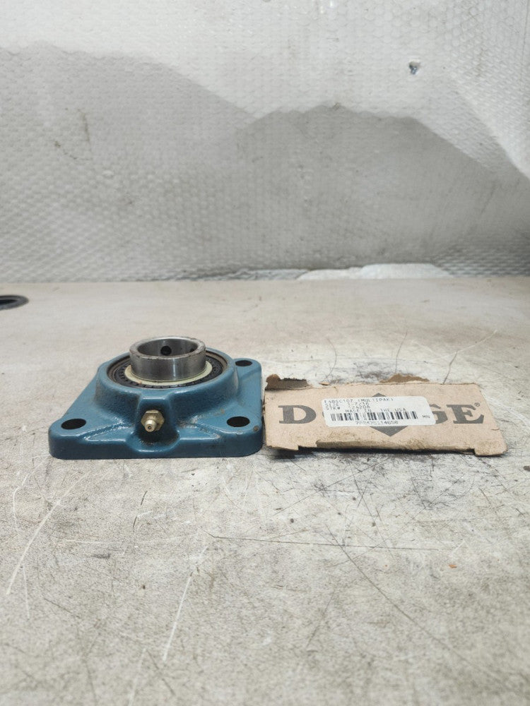 NEW IN BOX DODGE Flange-Mount Ball Bearing Unit 4-BOLT SIZE 1-7/16'' F4BSC107