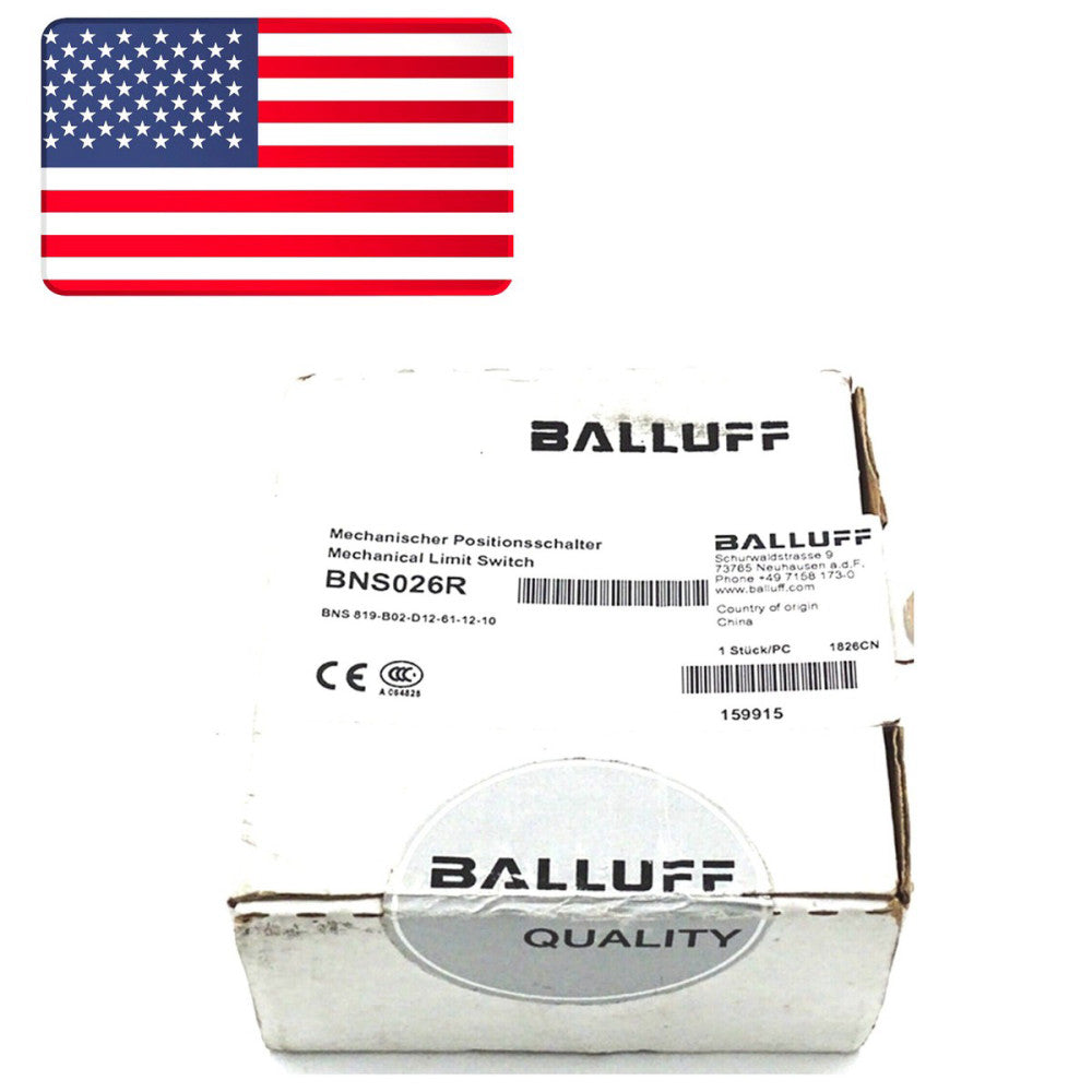 NEW BALLUFF BNS026R BNS 819-B02-D12-61-12-10 Limit Switch - US Stock