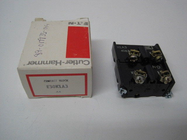 Cutler-Hammer Contact Block E30KLA3 Cutler Hammer Contack Block Cutlerhammer