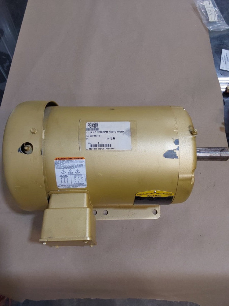 EM3607T, Baldor, 1.5 Hp, 1165 RPM, 230/460V, 36G271S916G2, 182T, TEFC