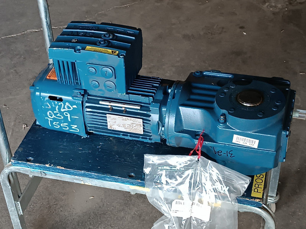 SEW-Eurodrive KA57 DRN80M4/BE1HR/MM07 Gear Motor, 1700-280rpm, 1HP, MM07D-503-00