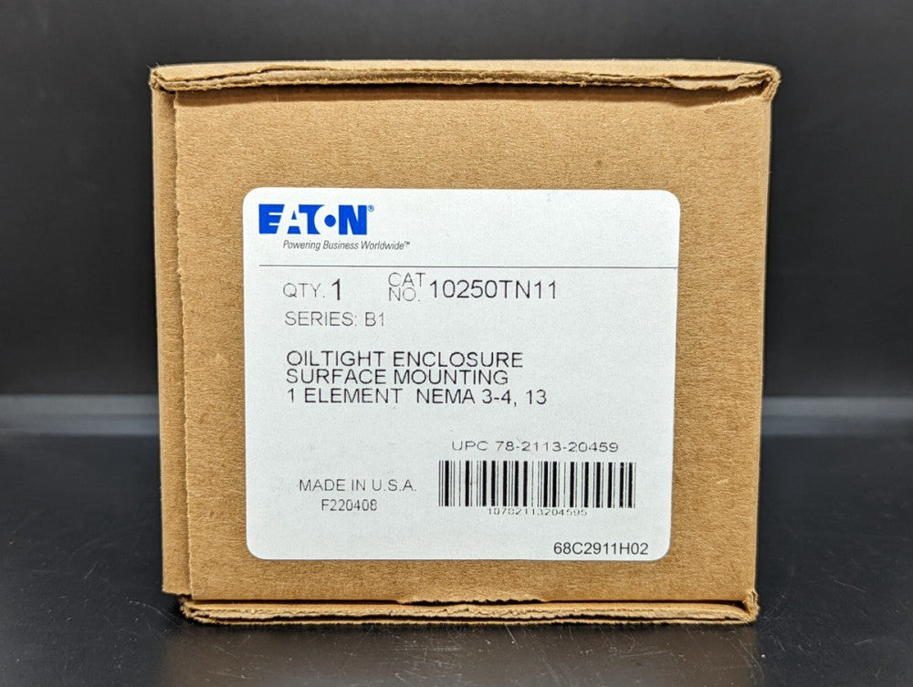 Eaton 10250TN11 Oiltight Enclosure Nema 3-4, 13 NEW IN BOX
