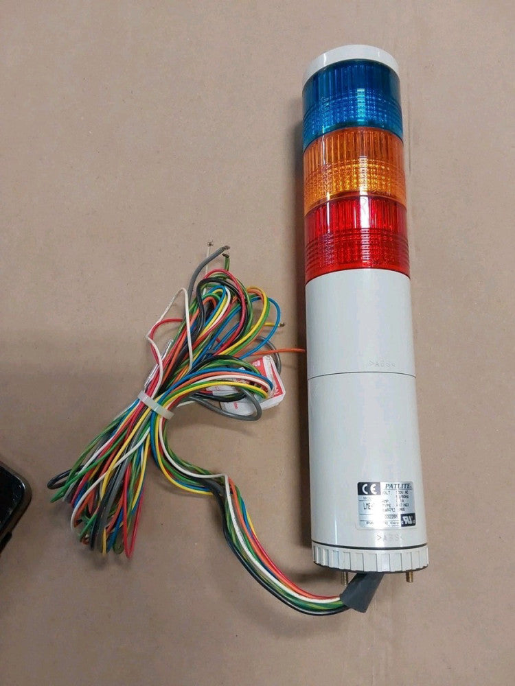 Patlite LME-T Signal Tower LighT 120VAC 50/60 Hz 0.1A Type Rating 1 ta60°C IP65