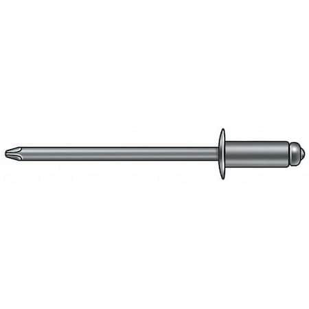 Stanley Engineered Fastening Ssd616ssbs203 Blind Rivet, Dome Head, 3/16 In