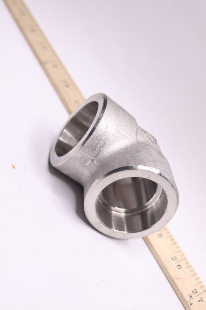 90Â° Elbow Fitting Class 3000 Forged Steel 1-1/4" x 1-1/4"