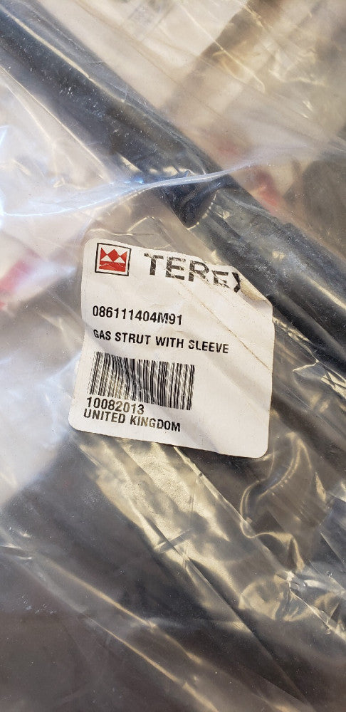 NEW OEM Terex Machines Gas Strut - With Sleeve 086111404m91 (BONNET) 6111404M91