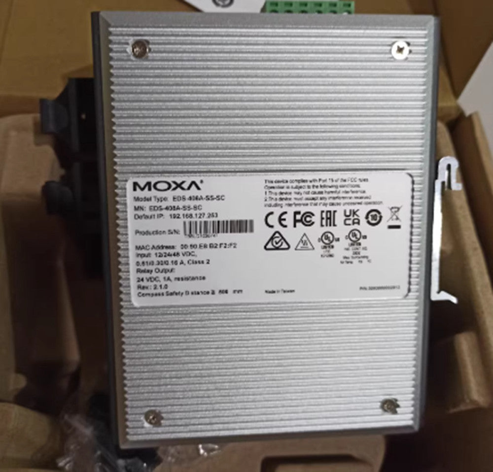 One Brand New MOXA EDS-408A-SS-SC Ethernet Switch