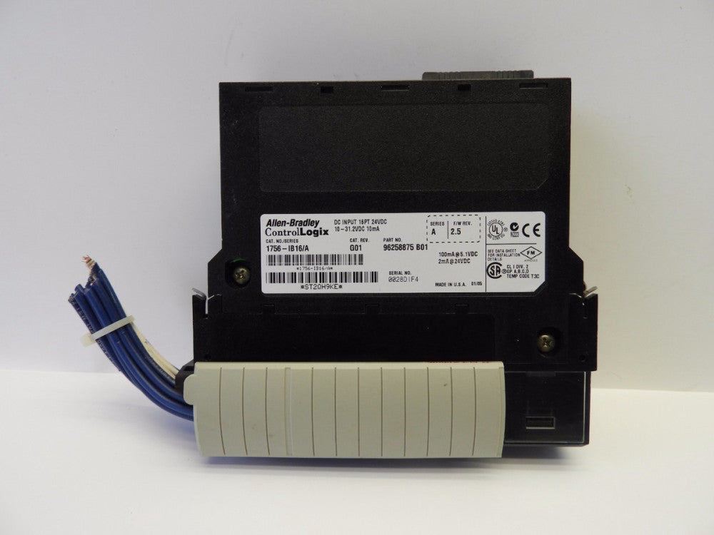 Allen Bradley 1756-1B16/A Rev. G01 96258875 B01 Series A