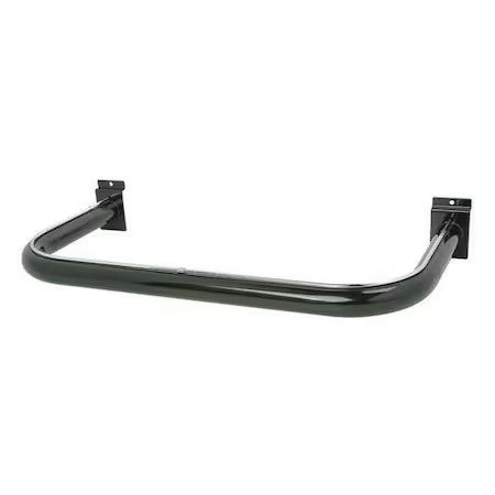 Econoco Sw681/B U-Shaped Round Hangrail,Black,10Pk