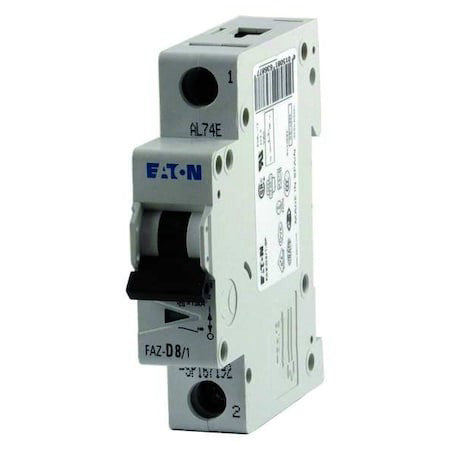 Eaton Faz-B20/1-Sp Circuit Breaker, Faz Series, 20A, 1 Pole, 277/480V Ac, 15Ka