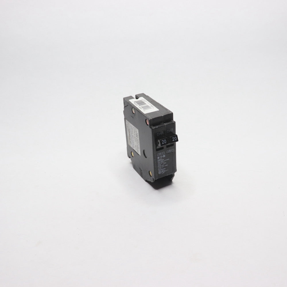 Eaton Tandem Circuit Breaker W/O Rejection Clip 20A 2-Single Pole BR2020
