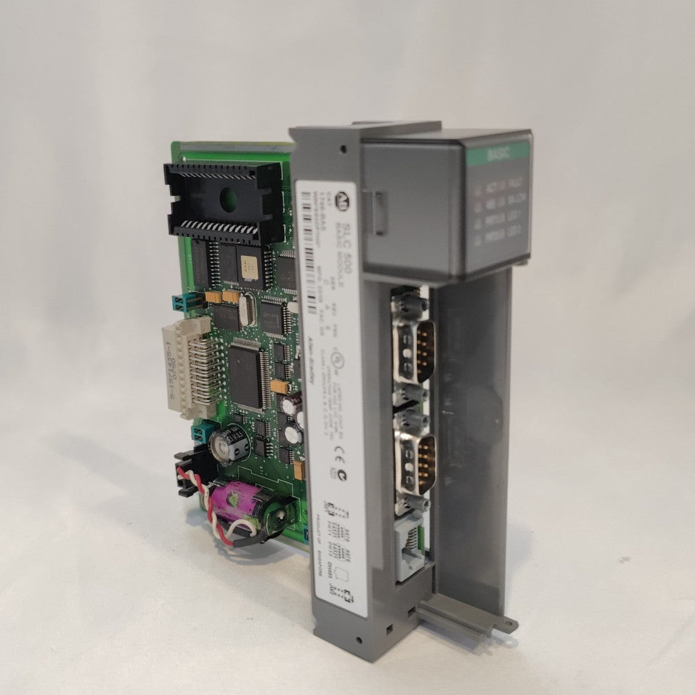 Allen bradley  1746-BAS /C  SLC 500 Basic Module 1746BAS  Missing Front Cover