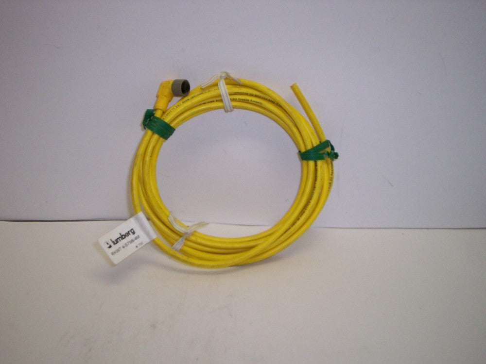LUMBERG RKWT 4-S798/4M SINGLE END RIGHT ANGLE FEMALE CORDSET 4 METER NEW NO BOX