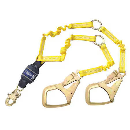 3M Dbi-Sala 1246153 Ez Stop(Tm) Shock Absorbing Lanyard, 6 Ft. Length, Snap