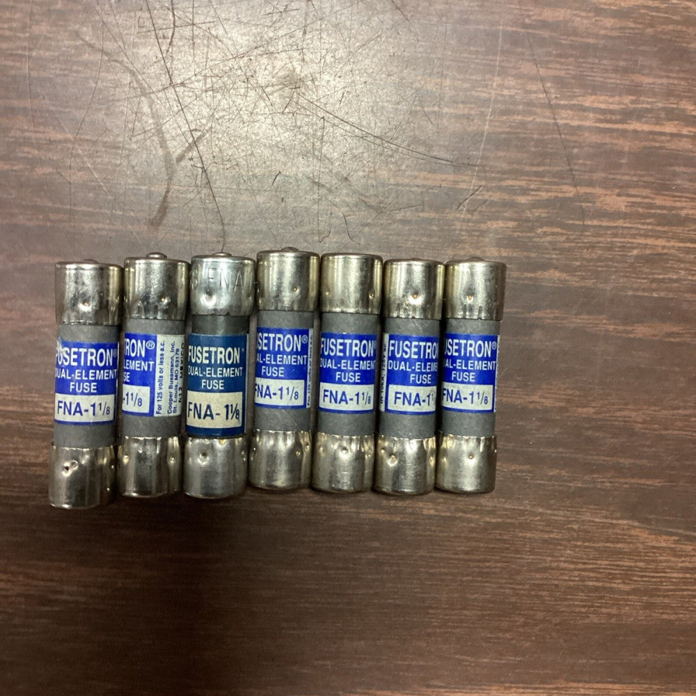 Buss FNA-1-1/8 Bussmann Dual Element Fuse (Lot of 7)