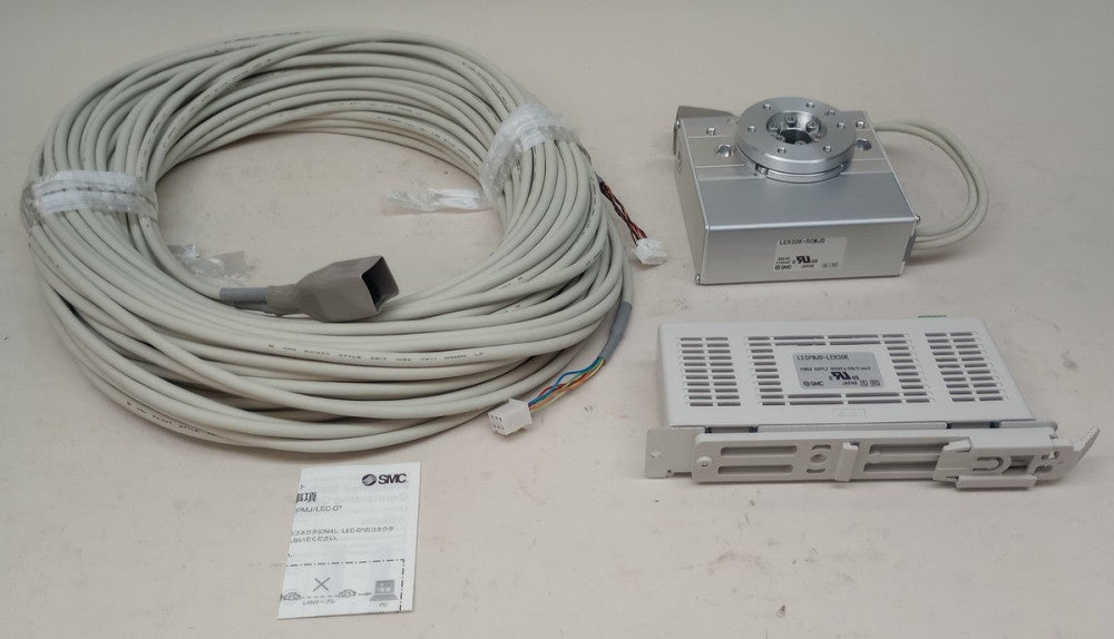 SMC LER30K-RCMJD Electric Rotary Table With Cable And Power Supply