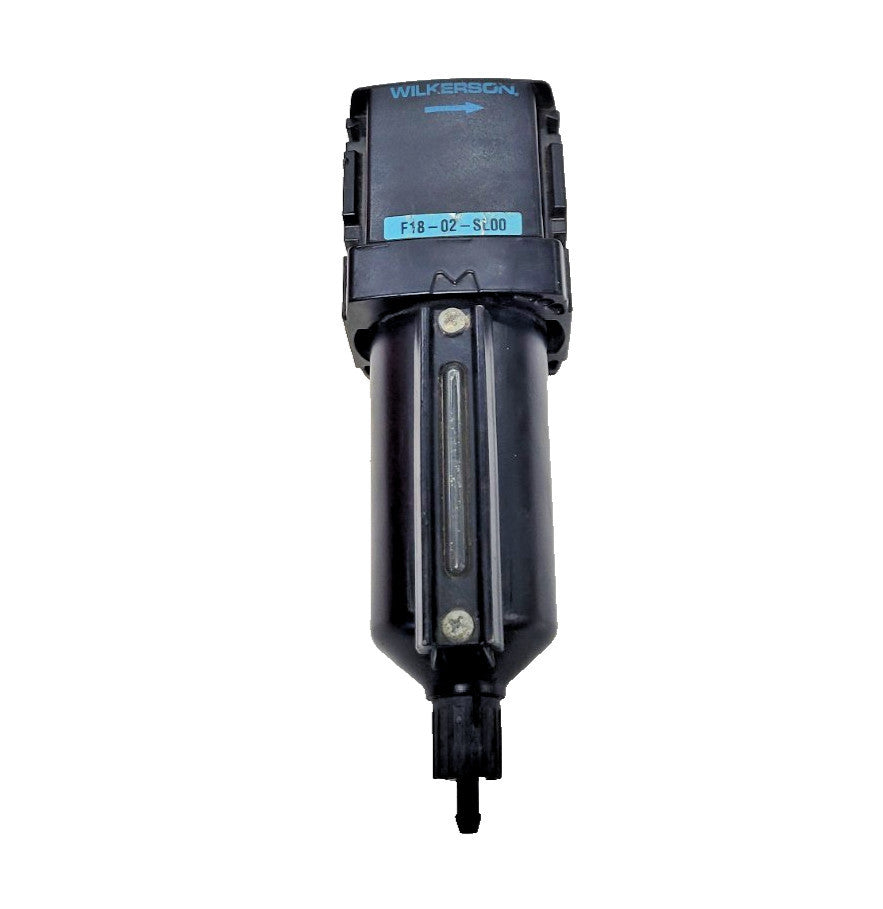 WILKERSON COMPRESSED AIR FILTER F18-02-SL00, MAX. 250 PSI