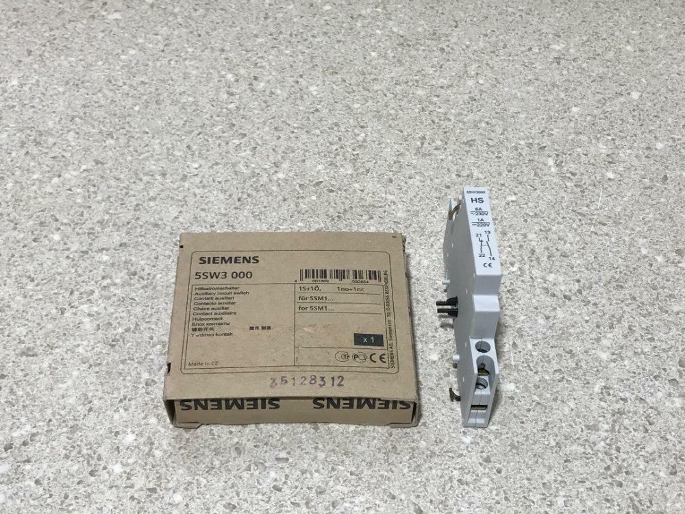 Siemens Auxilary Switch 5SW3 000 NEW