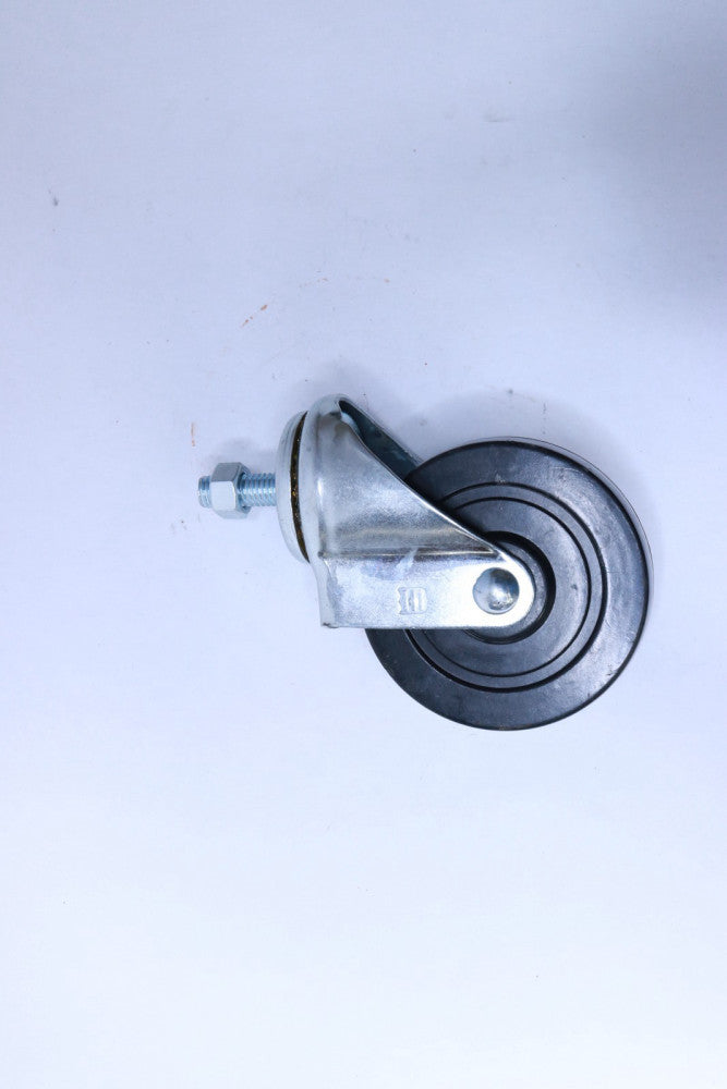 Poly Post Swivel Caster 1/2"-14 x 1-1/2" Thread x 4" OD x 1-1/4" Width